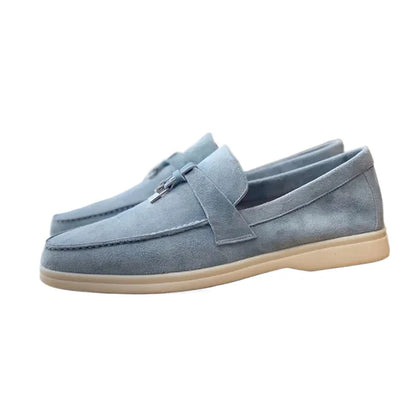 Women's Suede Loafers - Stylish and Comfortable Footwear for Everyday Wear