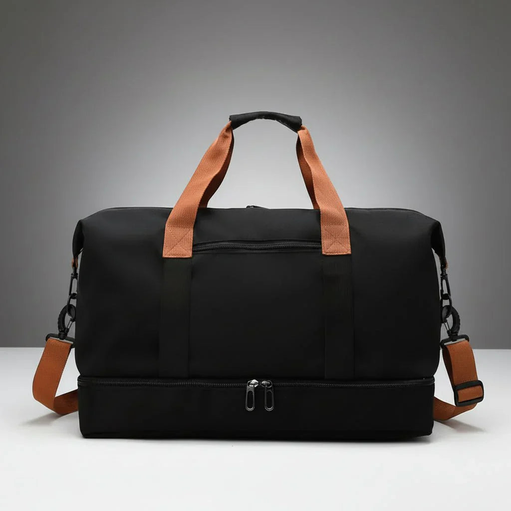 Versatile Sports Duffel Bag with Separate Shoe Compartment for Travel and Gym