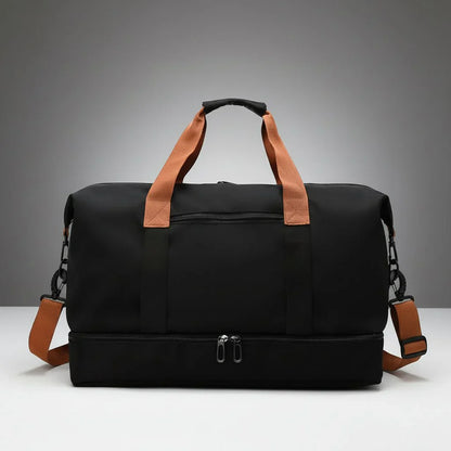 Versatile Sports Duffel Bag with Separate Shoe Compartment for Travel and Gym