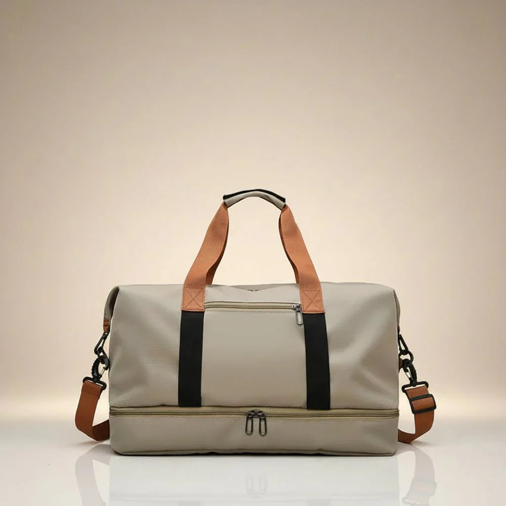Versatile Sports Duffel Bag with Separate Shoe Compartment for Travel and Gym