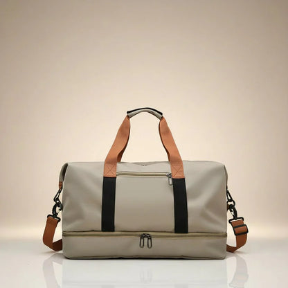 Versatile Sports Duffel Bag with Separate Shoe Compartment for Travel and Gym