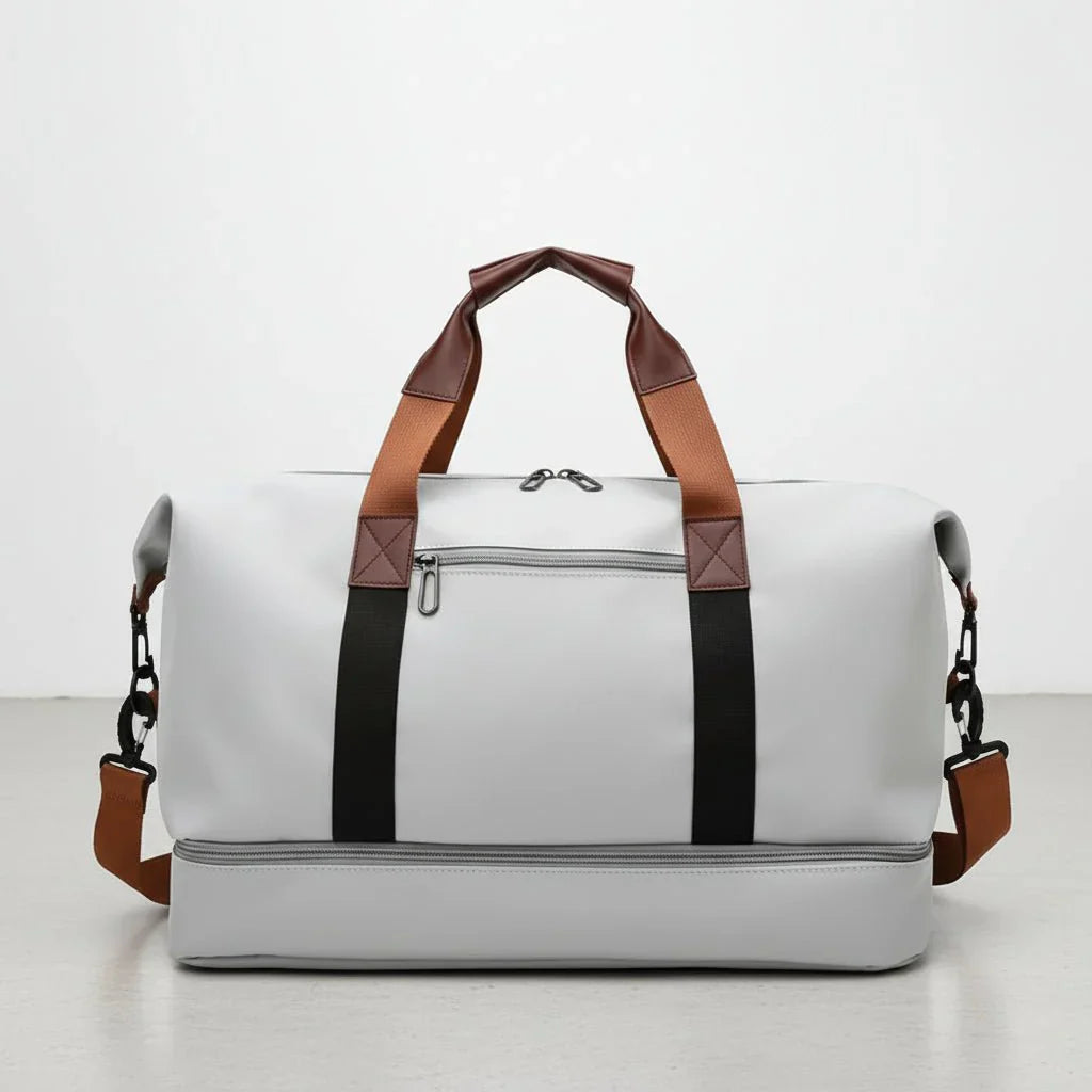 Versatile Sports Duffel Bag with Separate Shoe Compartment for Travel and Gym