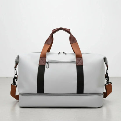 Versatile Sports Duffel Bag with Separate Shoe Compartment for Travel and Gym