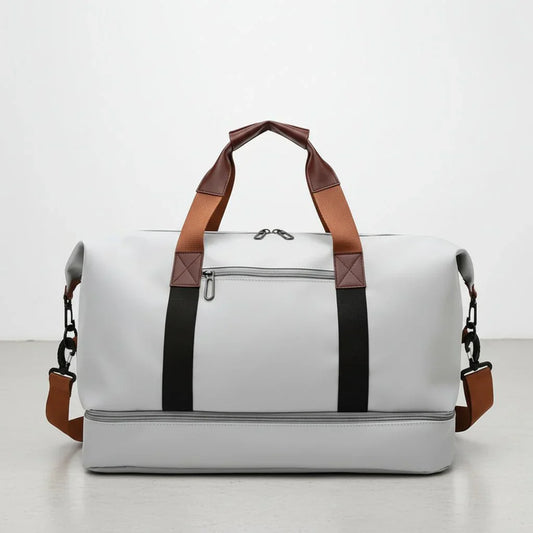 Versatile Sports Duffel Bag with Separate Shoe Compartment for Travel and Gym