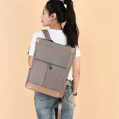 Versatile Oxford Everyday Tote-Pack Backpack for Daily Use