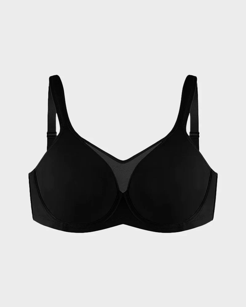 Comfortable Plus Size Full Coverage Cooling Minimizer Bra for Enhanced Support