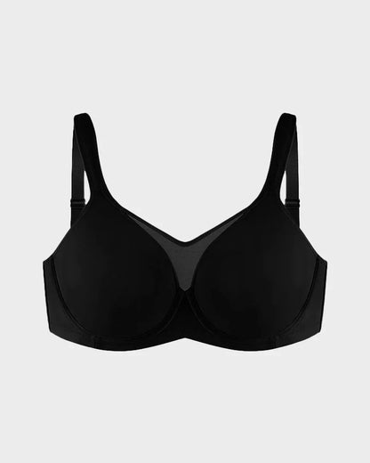 Comfortable Plus Size Full Coverage Cooling Minimizer Bra for Enhanced Support