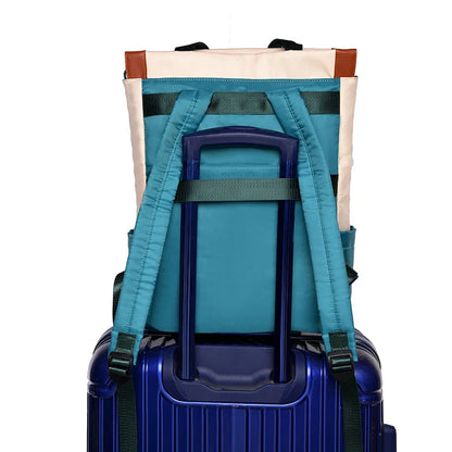 Versatile Oxford Everyday Tote-Pack Backpack for Daily Use