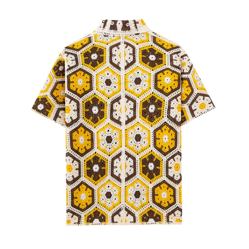Men's Knitted Button-Up Shirt - Stylish Casual Wear for Every Occasion