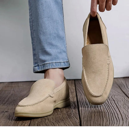 Men's Premium Suede Loafers - Stylish and Comfortable Footwear