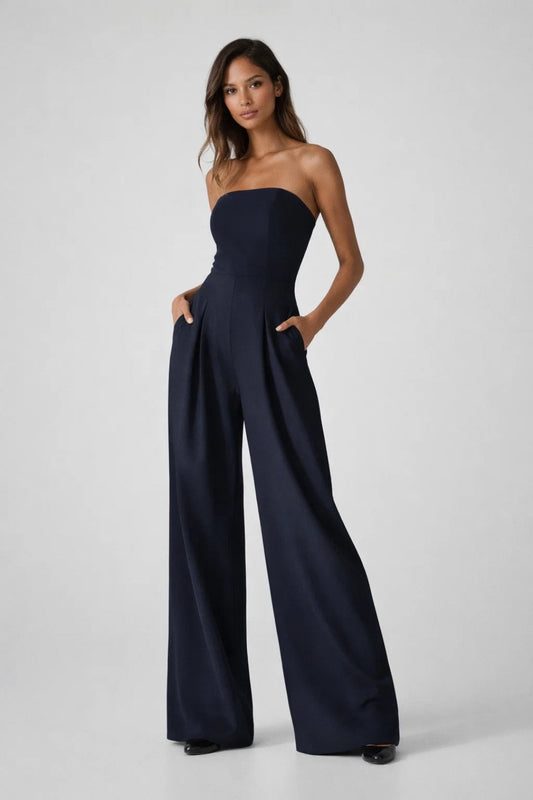 Women's Strapless Jumpsuit | Stylish & Comfortable Summer Outfit | Modern Silhouette