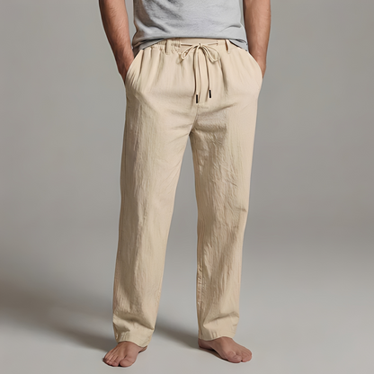 Arman - Men's Relaxed Fit Trousers with Drawstring