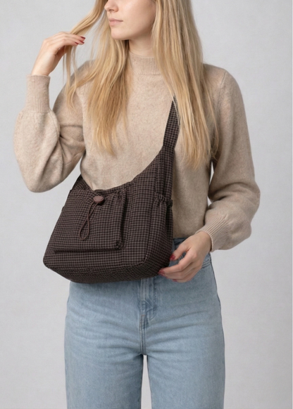 Spacious Nylon School Handbag - Durable and Stylish Tote for Students