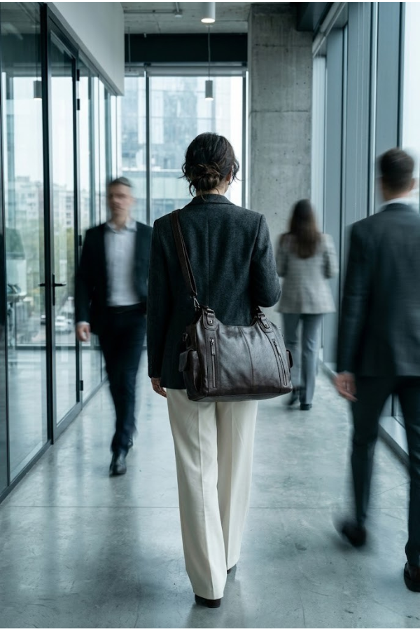 Spacious University Shoulder Bag | Stylish and Functional Design