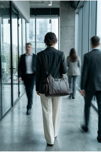 Spacious University Shoulder Bag | Stylish and Functional Design