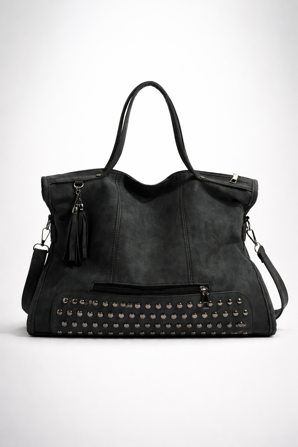 Spacious Black Professional Tote Bag for Office and Business Essentials