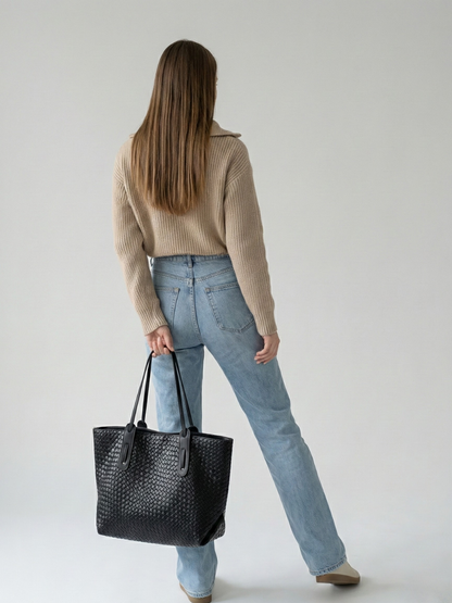 Spacious Vegan Leather Work Bag | Stylish and Durable Tote for Professionals