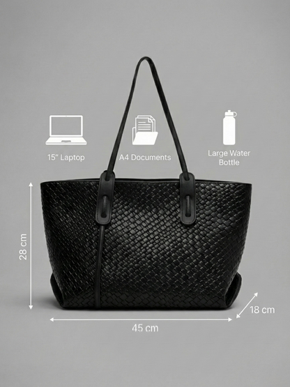 Spacious Vegan Leather Work Bag | Stylish and Durable Tote for Professionals
