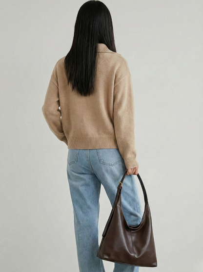 Stylish Vegan Leather Hobo Bag for Women - Perfect for Work and Everyday Use