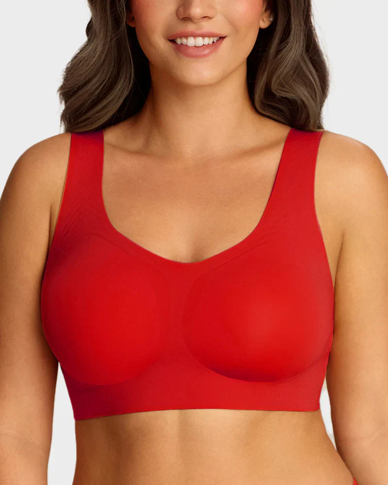 Wire-Free Antibacterial Jelly Bra for Enhanced Lift and Comfort