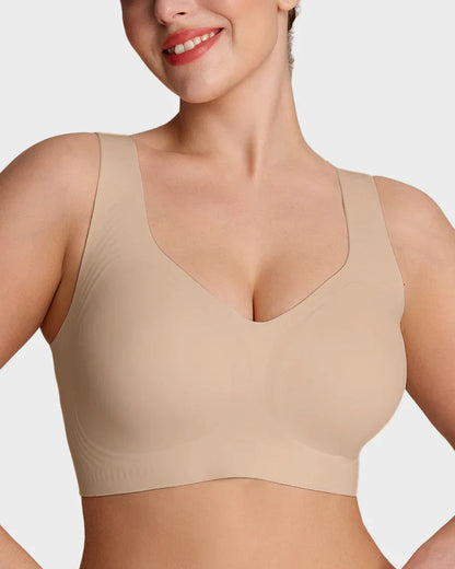 Wire-Free Antibacterial Jelly Bra for Enhanced Lift and Comfort