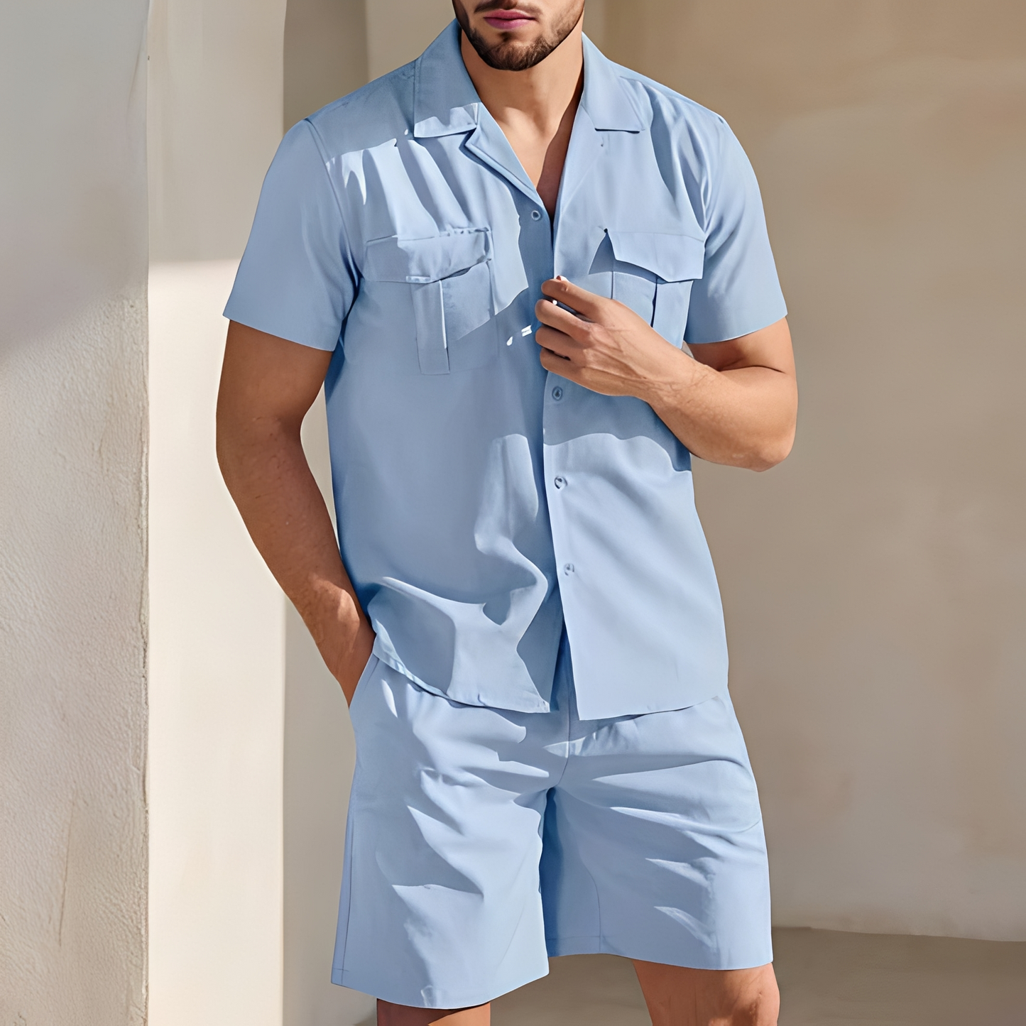 Casual Summer Set for Men - Light and Comfortable Fashion