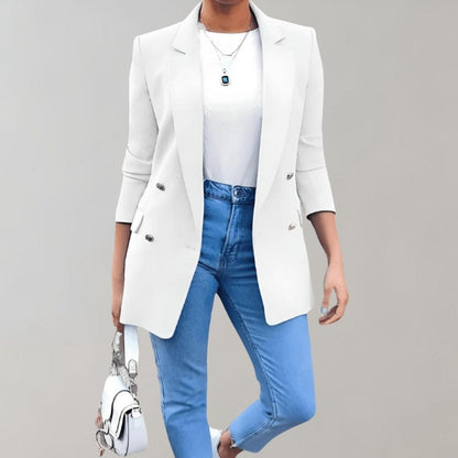Women's Tailored Blazer - Stylish Fit for Office and Casual Outings