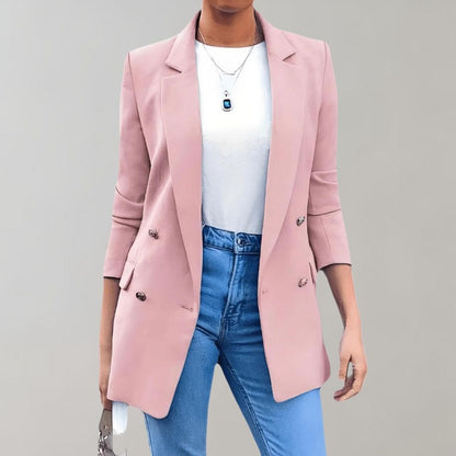 Women's Tailored Blazer - Stylish Fit for Office and Casual Outings