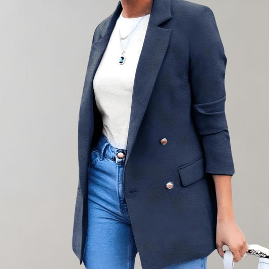 Women's Tailored Blazer - Stylish Fit for Office and Casual Outings