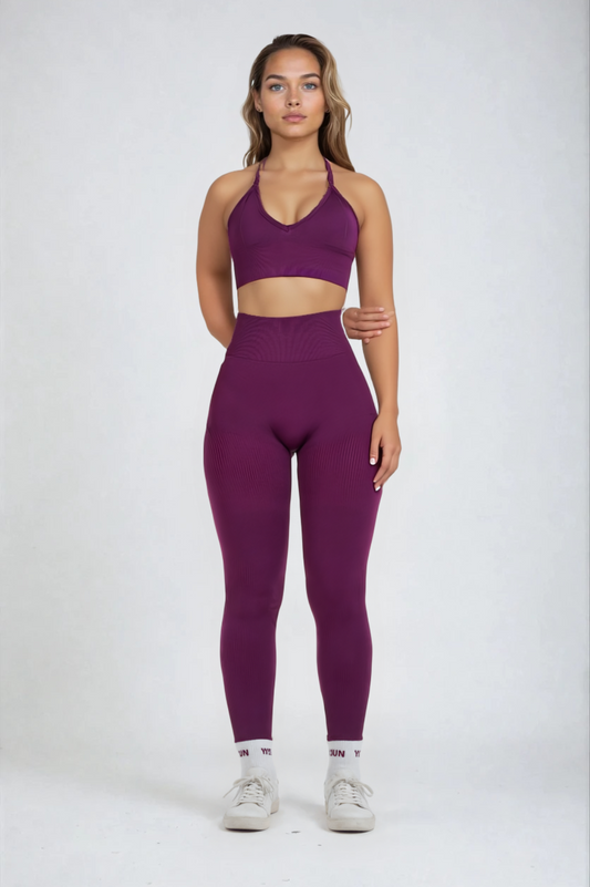 Arleth | Seamless Ribbed Activewear Set