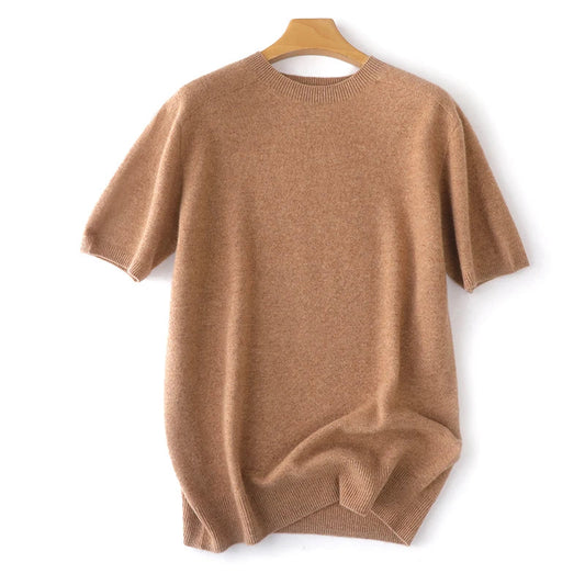 Men's Wool T-Shirt - Soft and Comfortable Knit Top