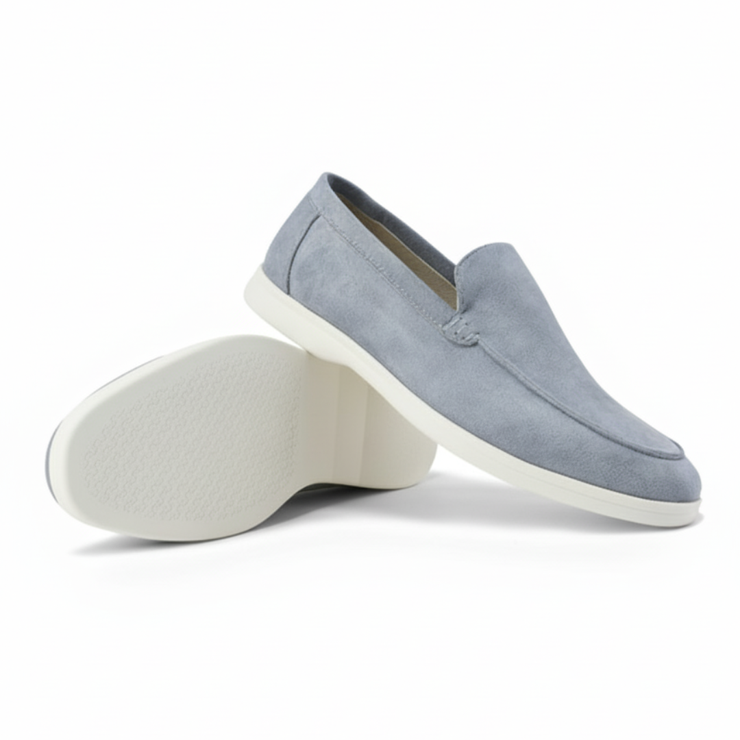 Men's Suede Loafers - Stylish and Comfortable Slip-On Shoes