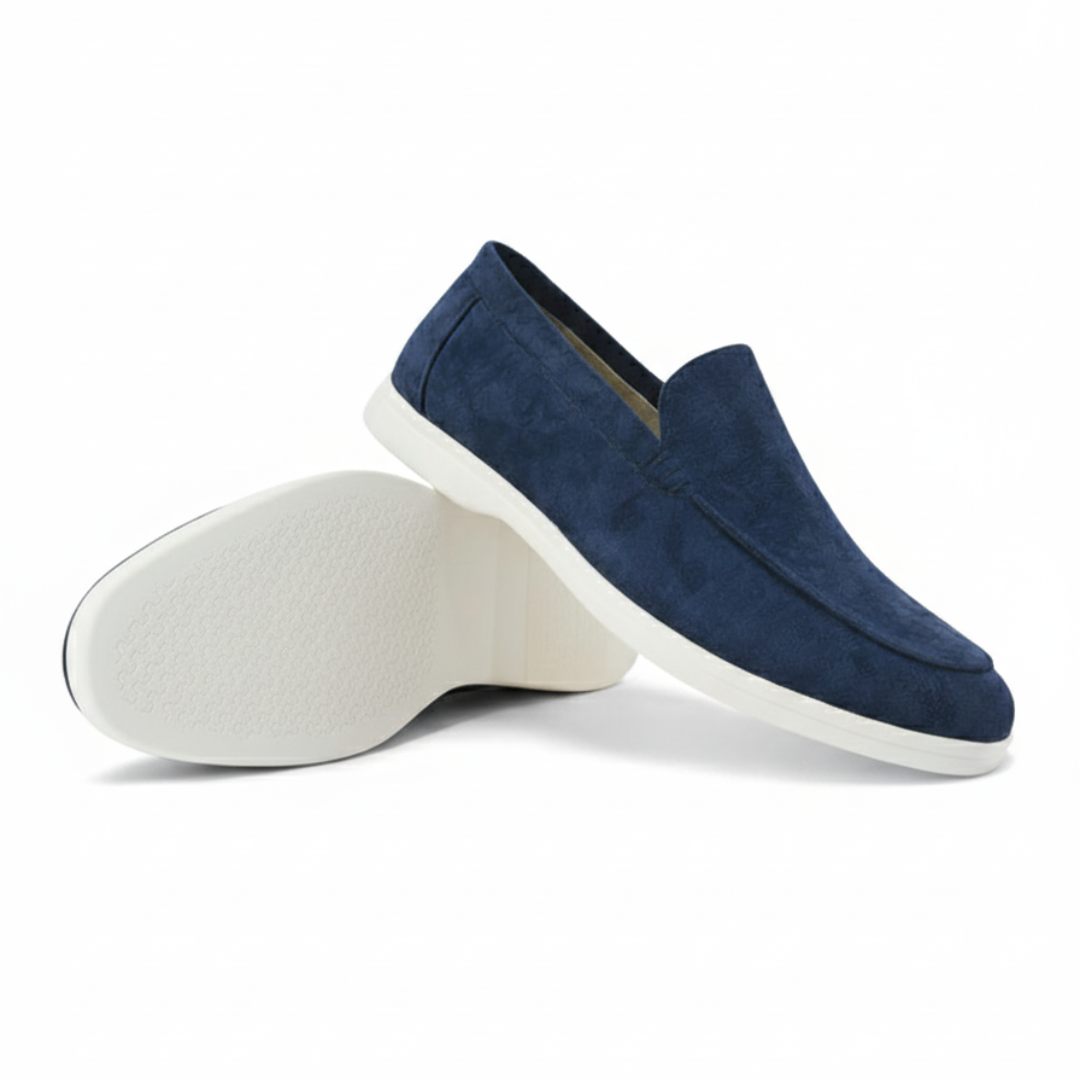 Men's Suede Loafers - Stylish and Comfortable Slip-On Shoes