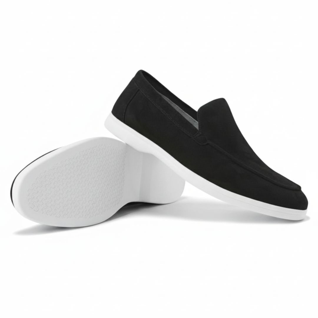 Men's Suede Loafers - Stylish and Comfortable Slip-On Shoes