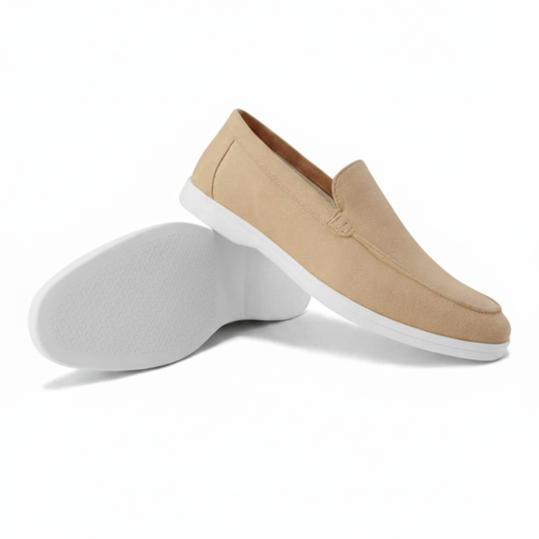 Men's Suede Loafers - Stylish and Comfortable Slip-On Shoes