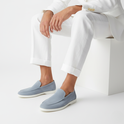 Men's Suede Loafers - Stylish and Comfortable Slip-On Shoes