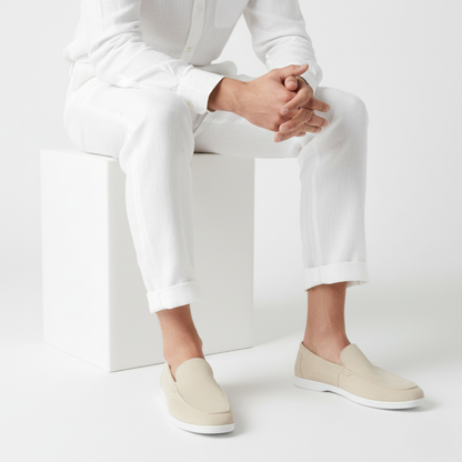 Men's Suede Loafers - Stylish and Comfortable Slip-On Shoes