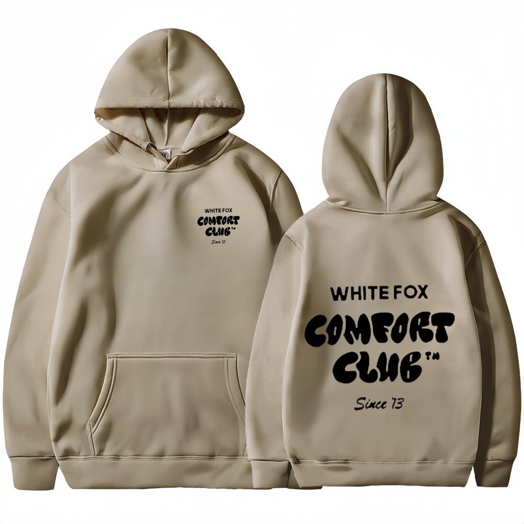 Women's and Men's Casual Hooded Sweatshirt with Devil Fox Design