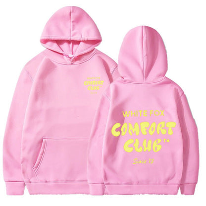 Women's and Men's Casual Hooded Sweatshirt with Devil Fox Design