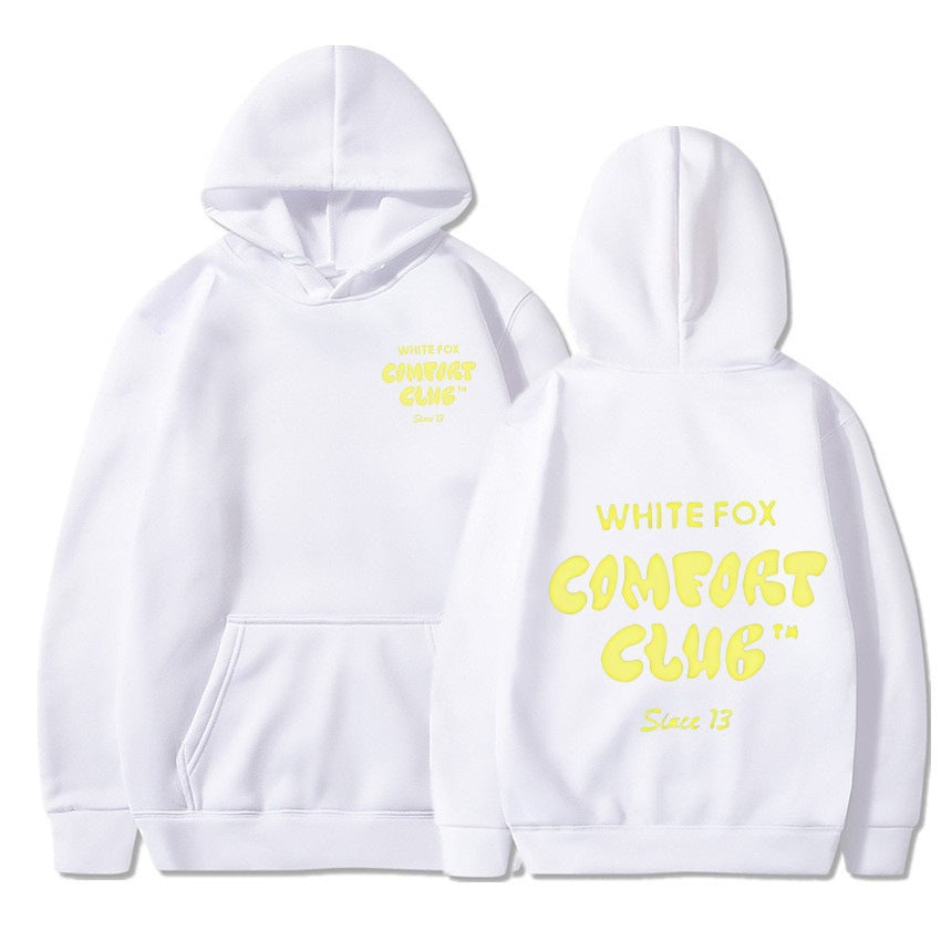 Women's and Men's Casual Hooded Sweatshirt with Devil Fox Design