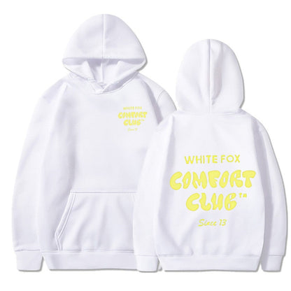 Women's and Men's Casual Hooded Sweatshirt with Devil Fox Design