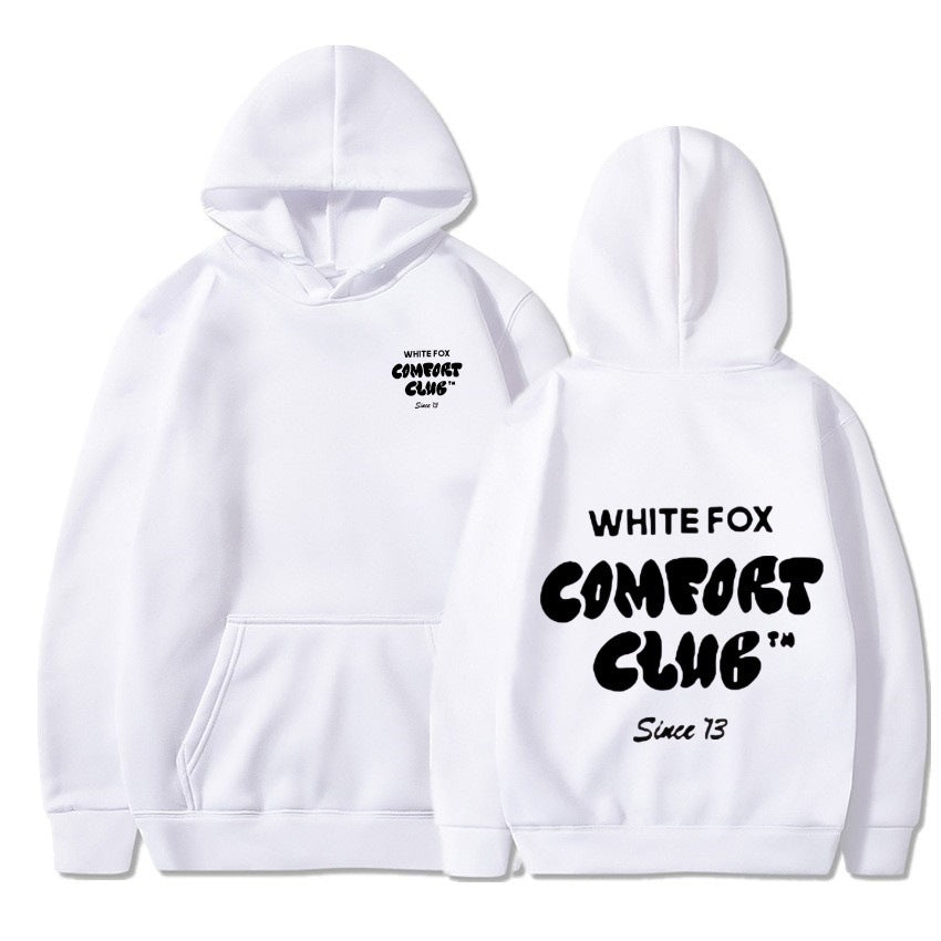 Women's and Men's Casual Hooded Sweatshirt with Devil Fox Design
