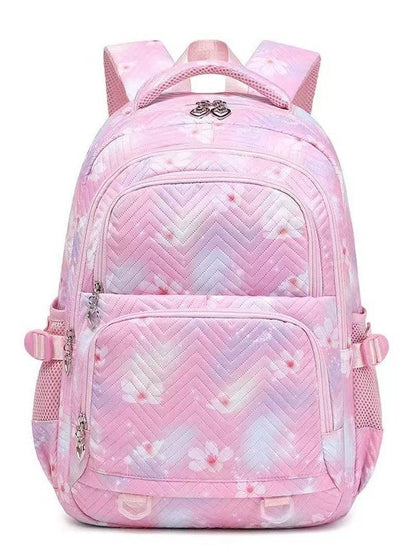 Kids Floral Daisy Pattern Backpack - Stylish and Durable School Bag for Children