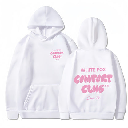 Women's and Men's Casual Hooded Sweatshirt with Devil Fox Design