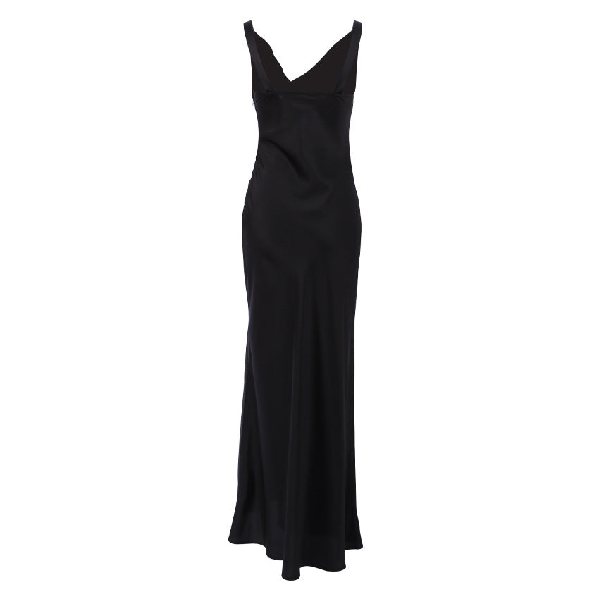 Kailey | Maxi Dress with Draped Neckline