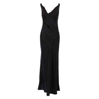 Kailey | Maxi Dress with Draped Neckline