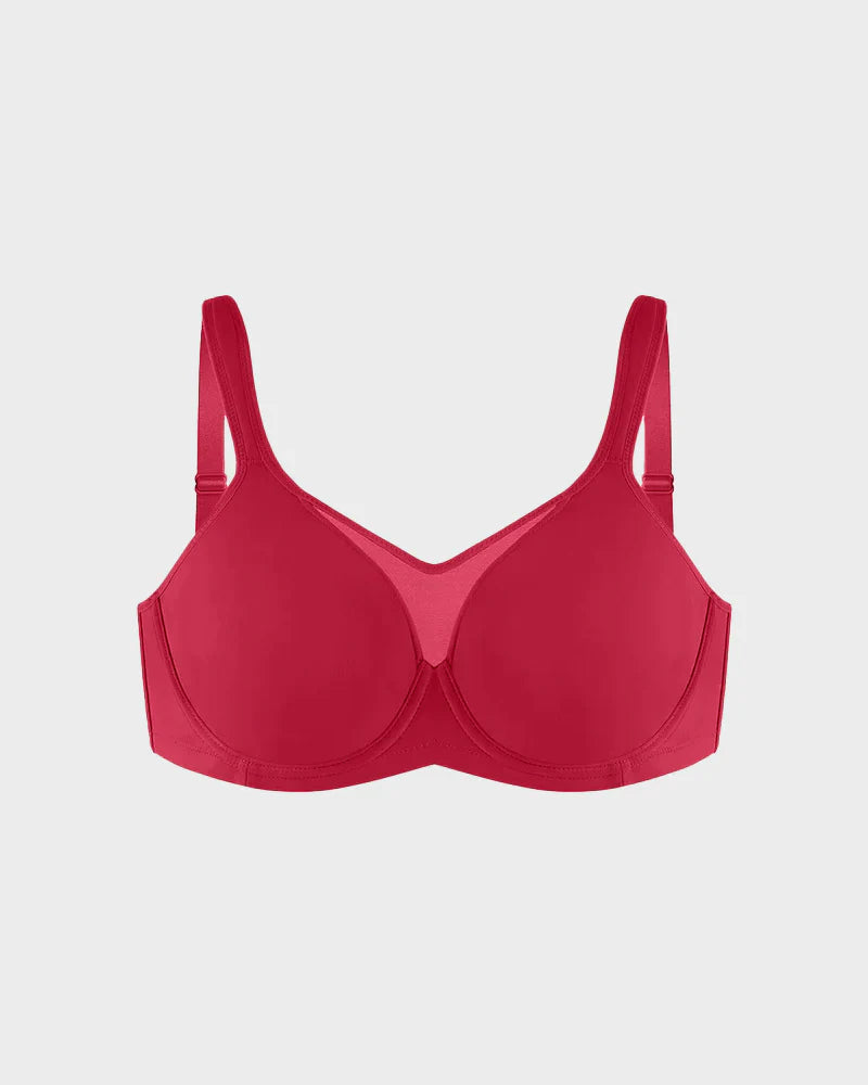 Comfortable Plus Size Full Coverage Cooling Minimizer Bra for Enhanced Support