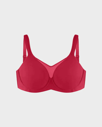 Comfortable Plus Size Full Coverage Cooling Minimizer Bra for Enhanced Support