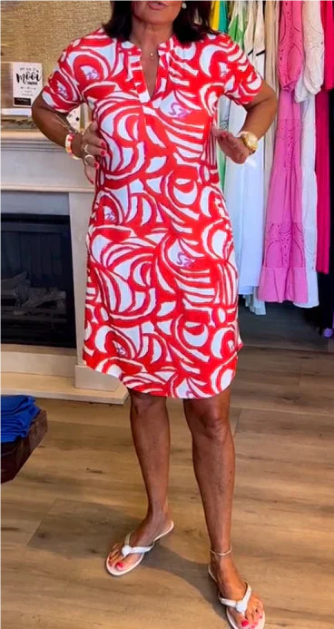 Marie - Chic Summer Midi Dress