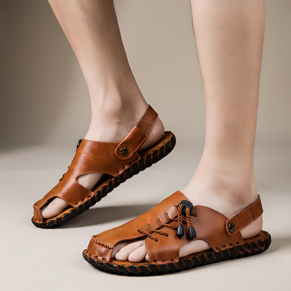 Men's Open-Toe Summer Sandals - Comfort and Style